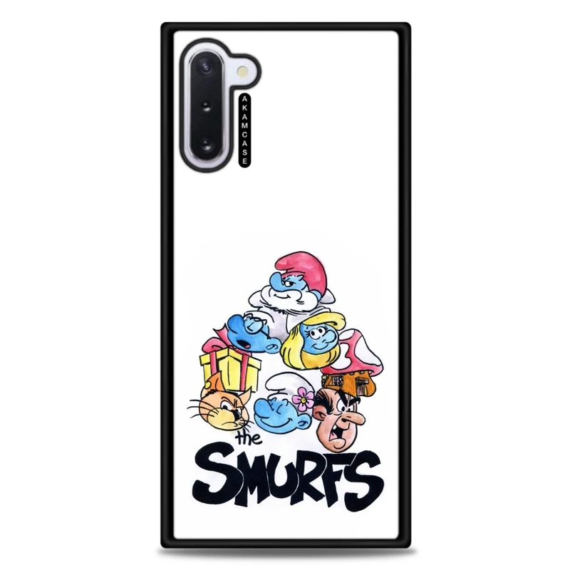 کاور آکام مدل AMC-WSGN10-SMURFS-24 مناسب برای گوشی موبایل سامسونگ Galaxy Note 10
