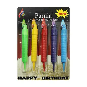 شمع پرنیا مدل رنگی مدل s240 مجموعه 5 عددی