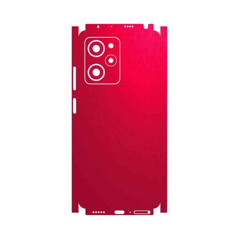 برچسب پوششی ماهوت مدل Matte-Warm-Red-FullSkin مناسب برای گوشی موبایل شیائومی Poco X5 Pro