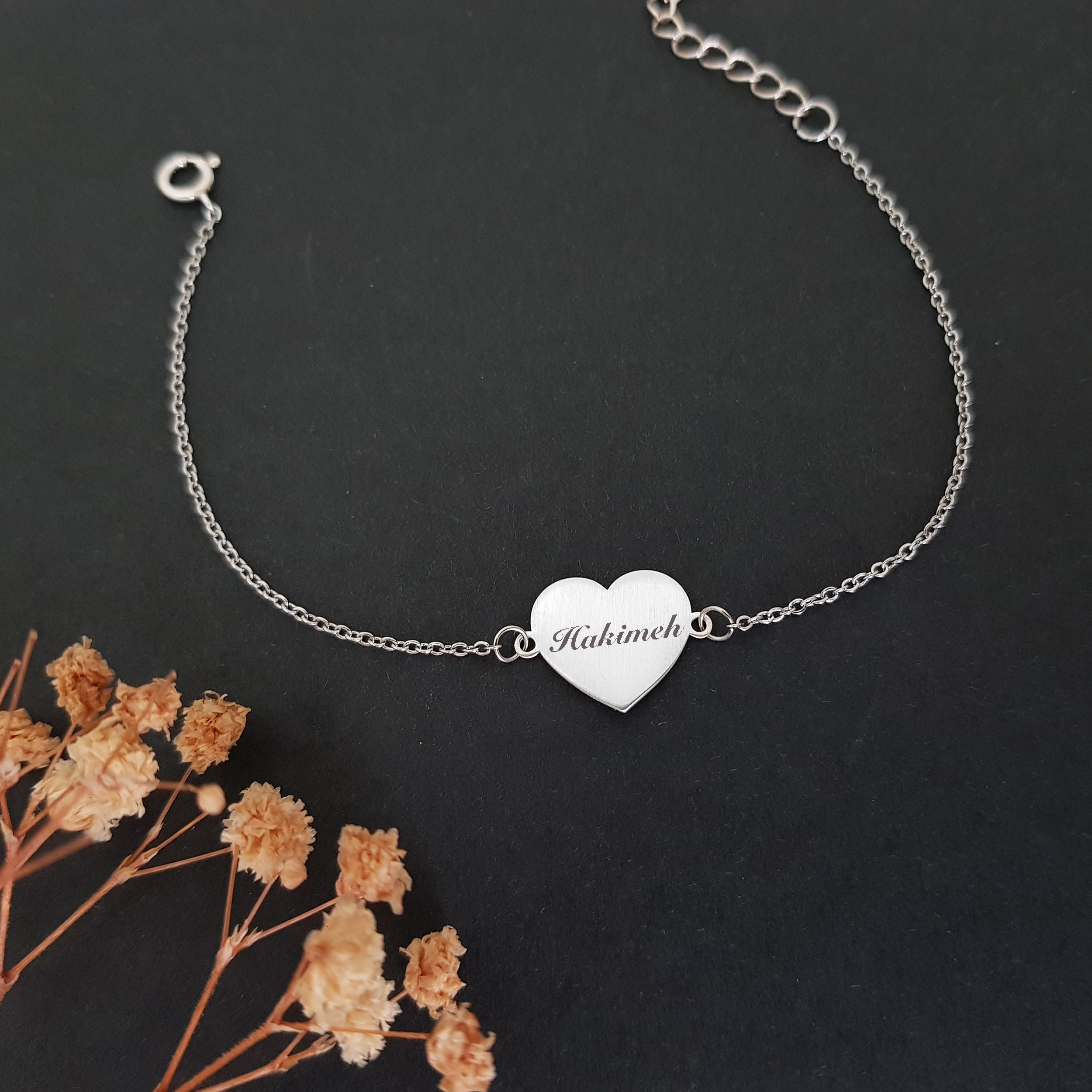 دستبند نقره زنانه ترمه ۱ مدل حکیمه کد DN 4047