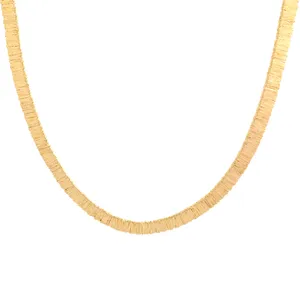 گردنبند طلا 18 عیار زنانه طلای مستجابی مدل نفرتیتی مصری کد 45