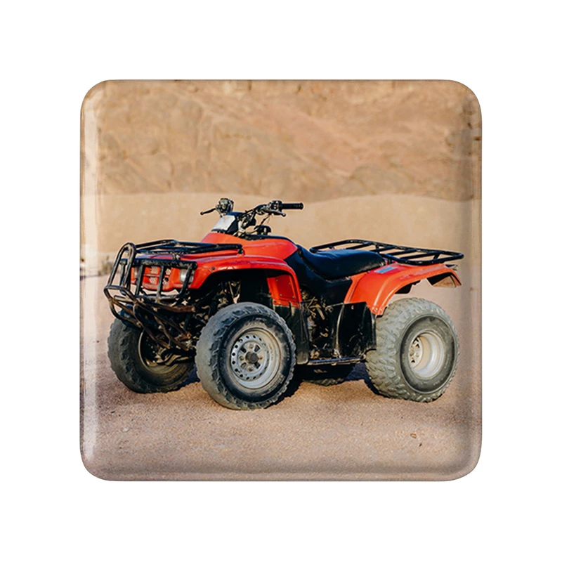 مگنت خندالو طرح موتور چهار چرخ مدل مربعی کد 37105