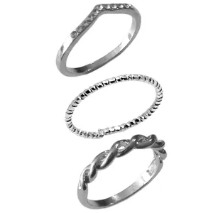 بند انگشتی زنانه کد RKH_1219 مجموعه 3 عددی