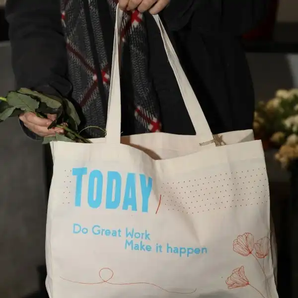 ساک خرید مانیز مدل Today Do Great Work
