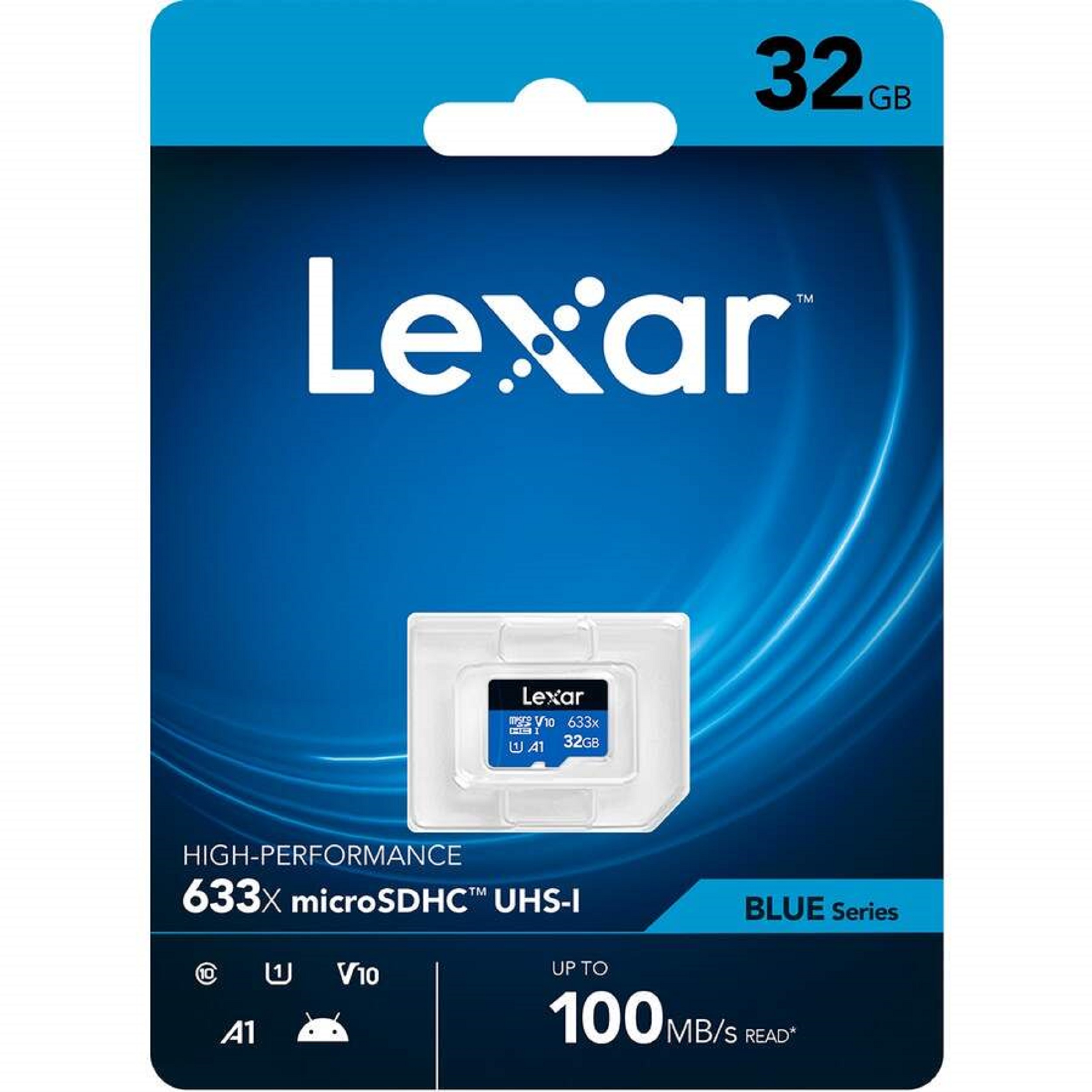 کارت حافظه microSDHC لکسار مدل 633X کلاس 10 استاندارد UHS-I U1 سرعت 100MBps ظرفیت 32 گیگابایت عکس شماره 2