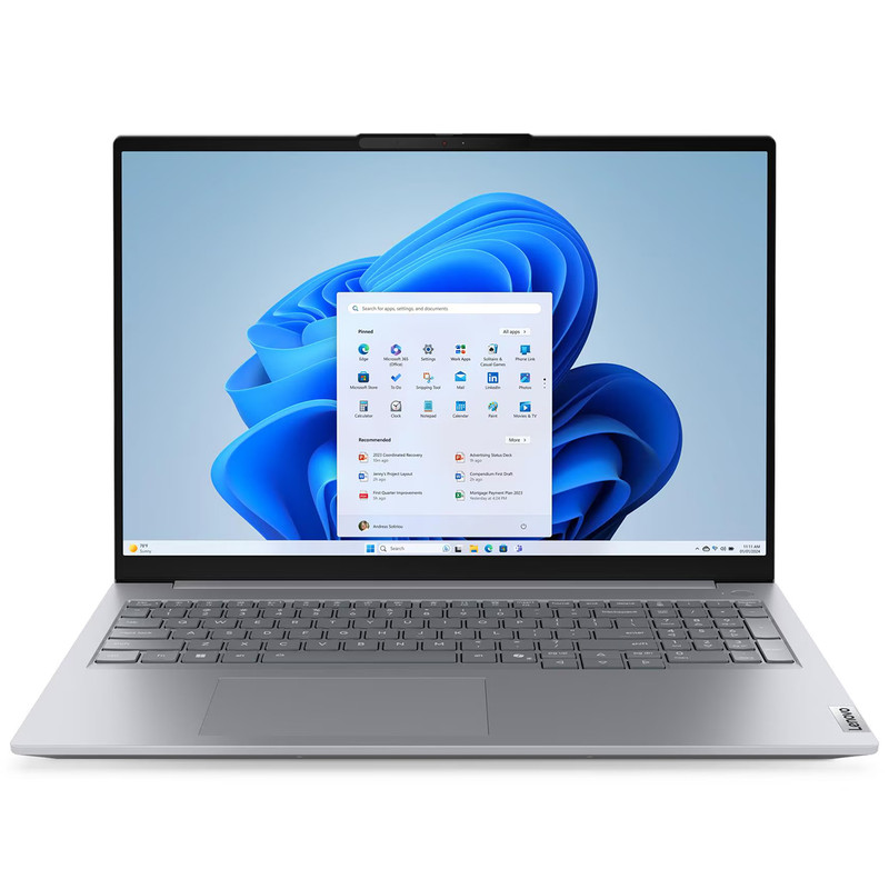 لپ تاپ 16 اینچی لنوو مدل ThinkBook 16 G8 IAL-Core Ultra 7 255H-16GB DDR5 5600MHz-512GB SSD-IPS 60Hz-Backlit-Fingerprint