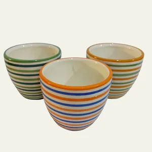 گلدان مدل رنگین کمان مجموعه 3 عددی