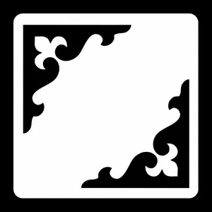   شابلون دکو رستا کد S154