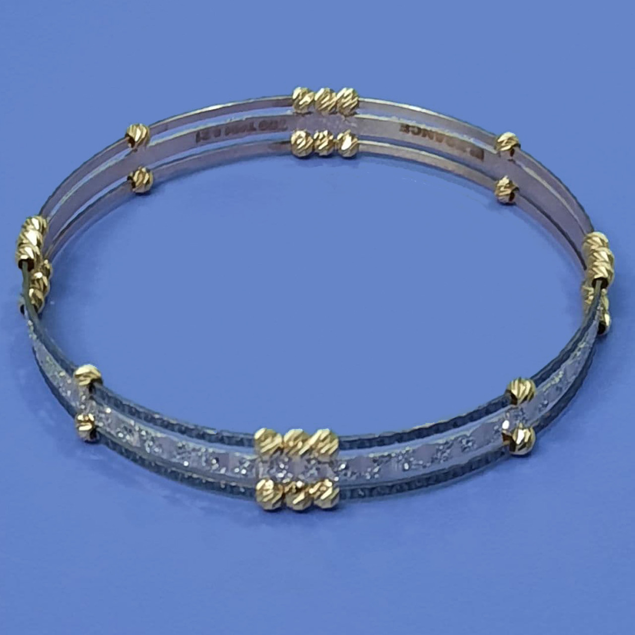 النگو طلا 18 عیار زنانه گالری یارطلا مدل 12 کد AL45-W-2 النگو طلا 18 عیار زنانه گالری یارطلا مدل 12 کد AL45-W-2