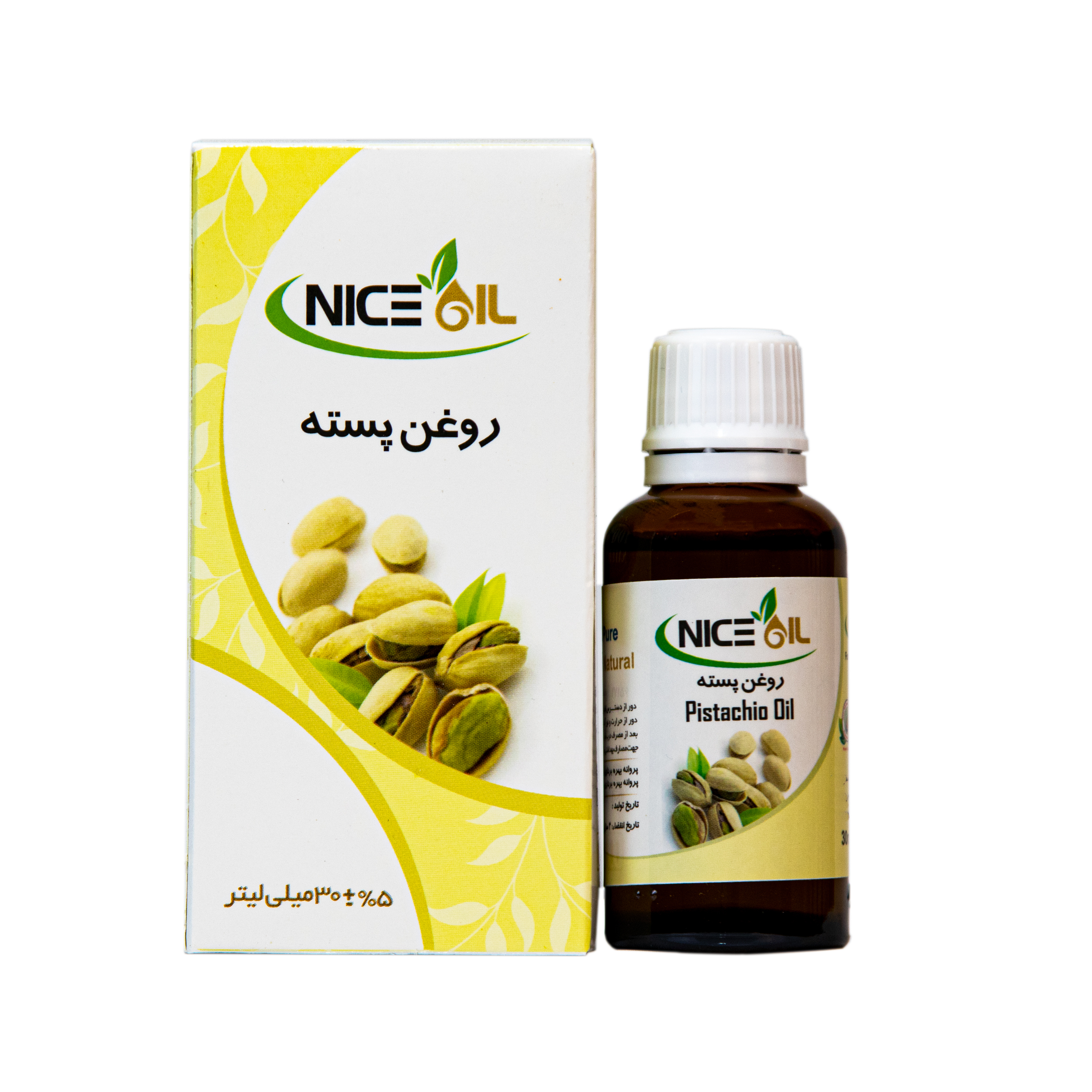 روغن پسته نایس اُیل کد 003 حجم 30 میلی لیتر
