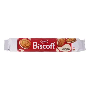 بیسکویت کرمدار وانیلی بیسکاف لوتوس - 150 گرم