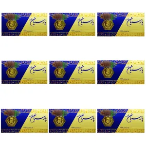 طلا گرمی 18 عیار مدل پارسیان مجموعه 9 عددی