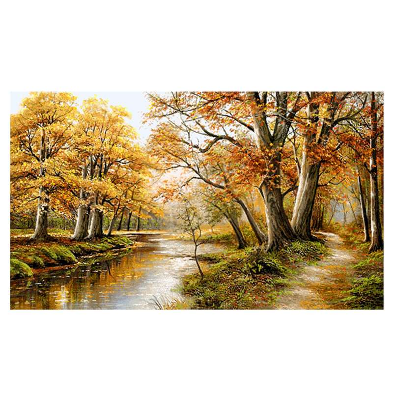 نخ و نقشه تابلوفرش طرح منظره کد 23201 نخ و نقشه تابلوفرش طرح منظره کد 23201