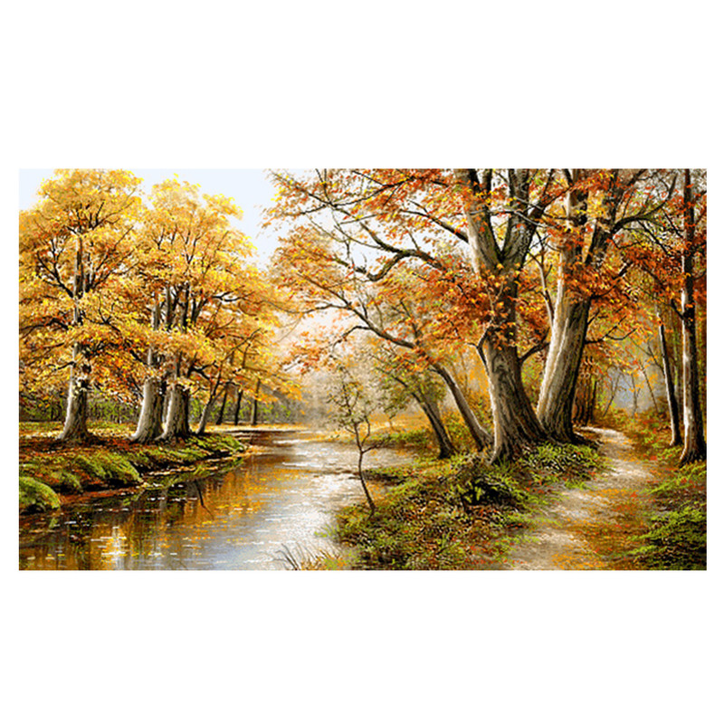 نخ و نقشه تابلوفرش طرح منظره کد 23201 نخ و نقشه تابلوفرش طرح منظره کد 23201