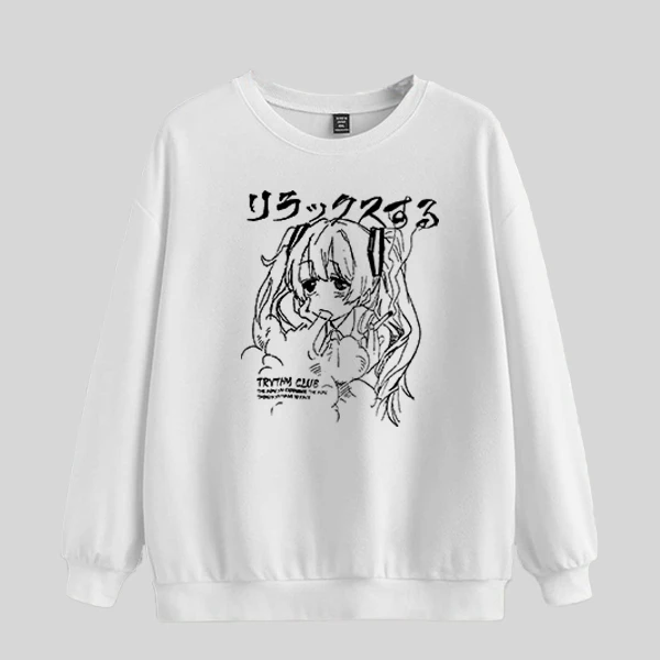 سویشرت دخترانه مدل دورس انیمه ای کد anm181