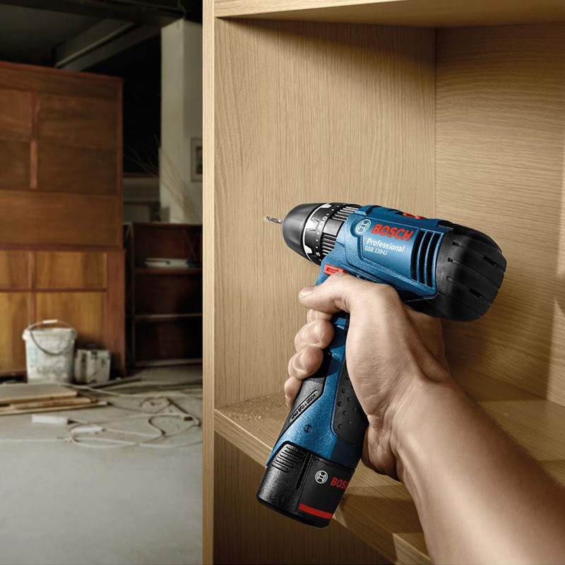 دریل پیچ گوشتی چکشی شارژی بوش مدل GSB 120-LI 2Ah