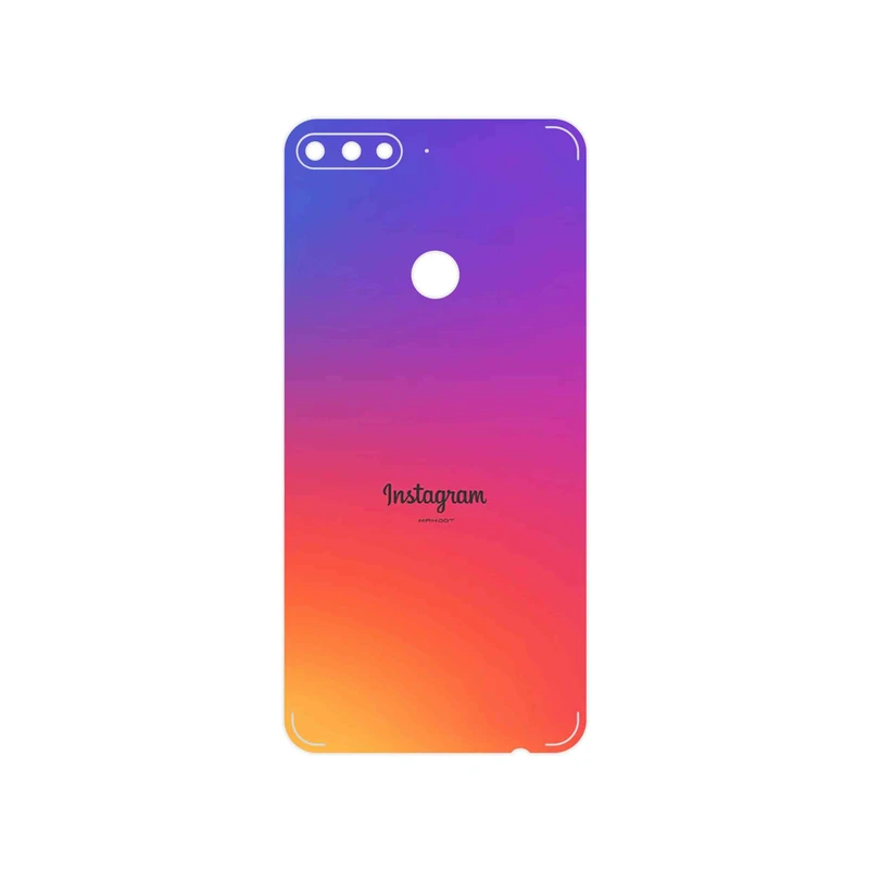 برچسب پوششی ماهوت مدل Instagram مناسب برای گوشی موبایل هوآوی Y7 Prime 2018