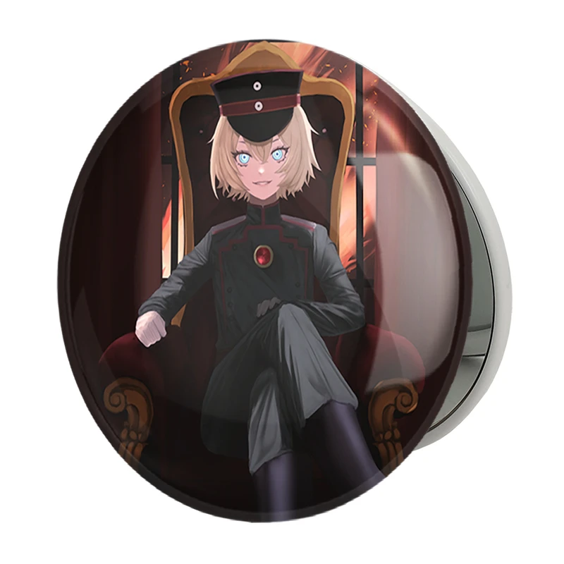 آینه جیبی خندالو طرح تانیا انیمه یوجو سنکی مدل تاشو کد 34652