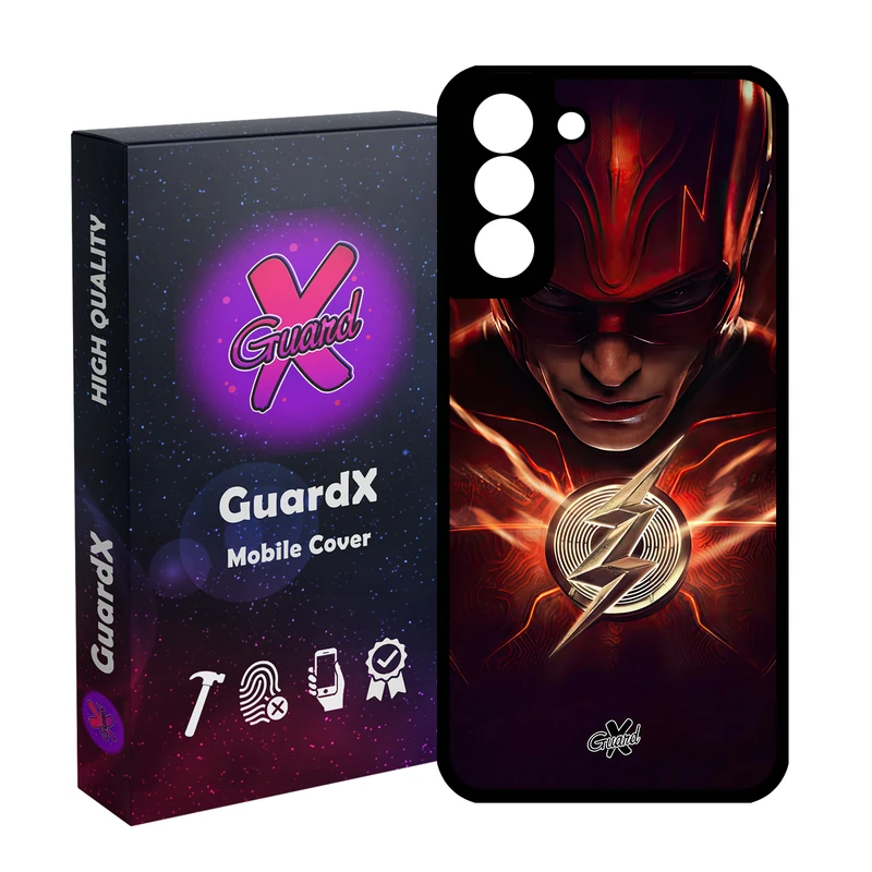 کاور گارد ایکس طرح فلش مدل Glass10599 مناسب برای گوشی موبایل سامسونگ Galaxy S21 FE