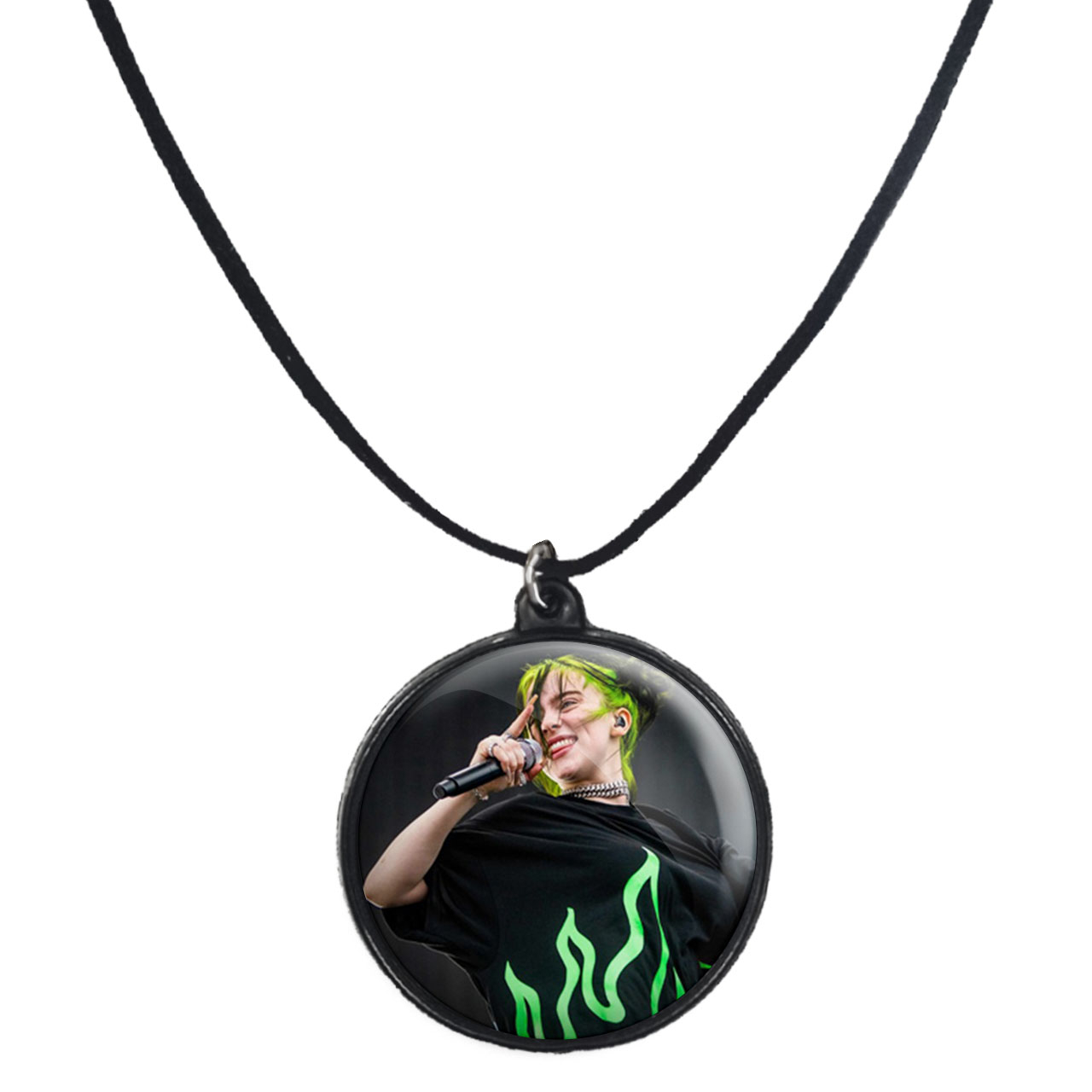 گردنبند پرمانه طرح بیلی آیلیش کد pmb.20028 مدل دو طرفه