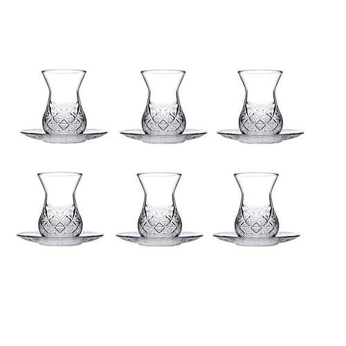 سرویس چای خوری 12 پارچه پاشاباغچه مدل تایملس کد 96992 