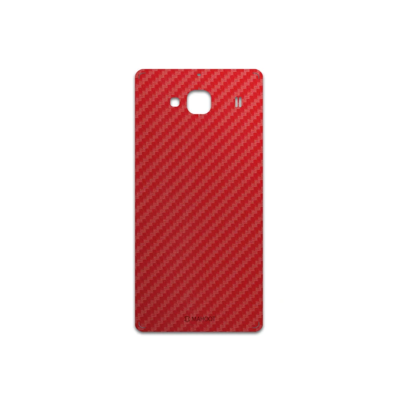 برچسب پوششی ماهوت مدل Red-Fiber مناسب برای گوشی موبایل شیائومی Redmi 2