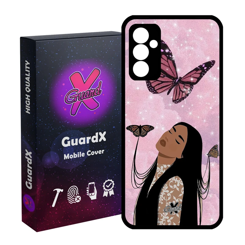 کاور گارد ایکس طرح Girl مدل Glass10297 مناسب برای گوشی موبایل سامسونگ Galaxy A15 4G / A15 5G