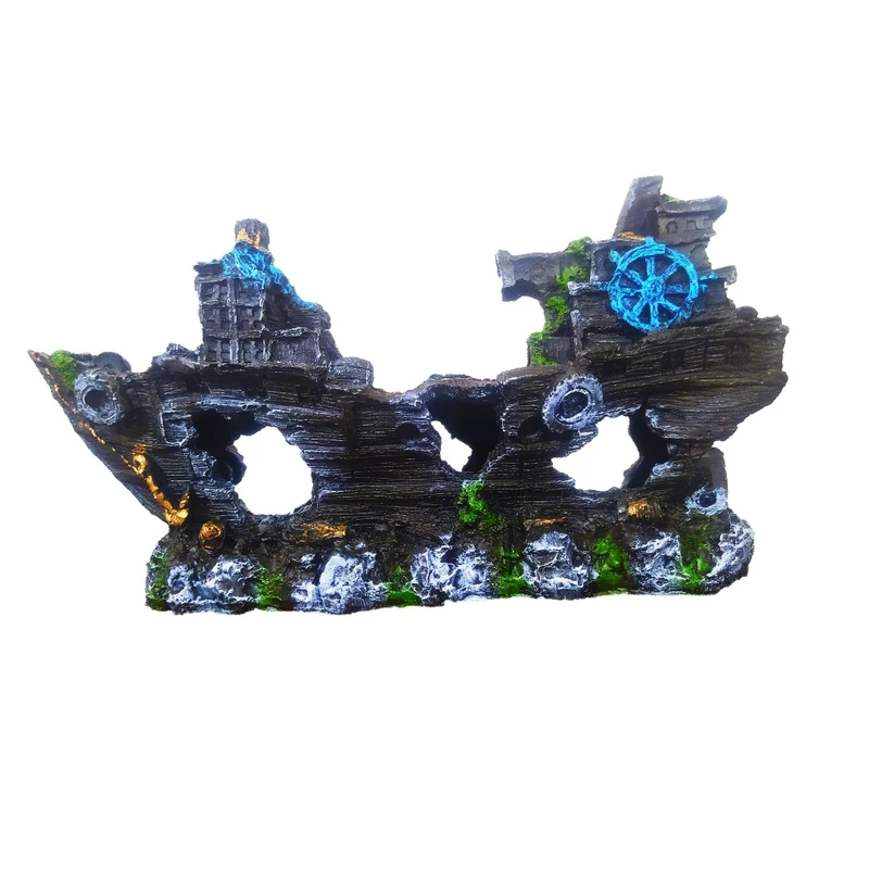 کشتی تزیینی آکواریوم مدل 040