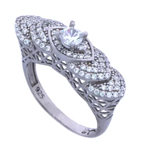 انگشتر نقره زنانه مدل A20405