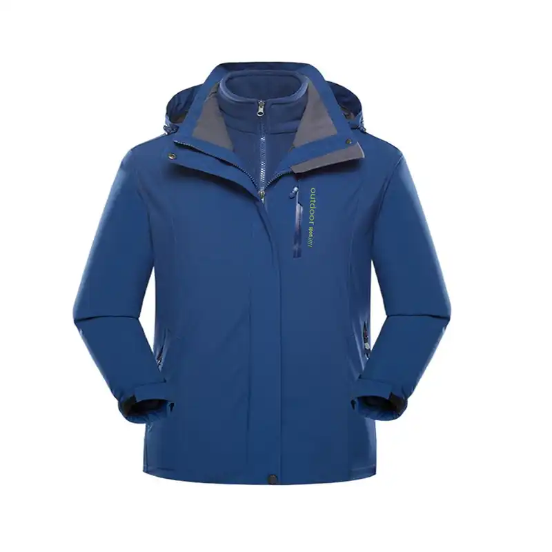 کاپشن کوهنوردی مردانه مدل دوپوش