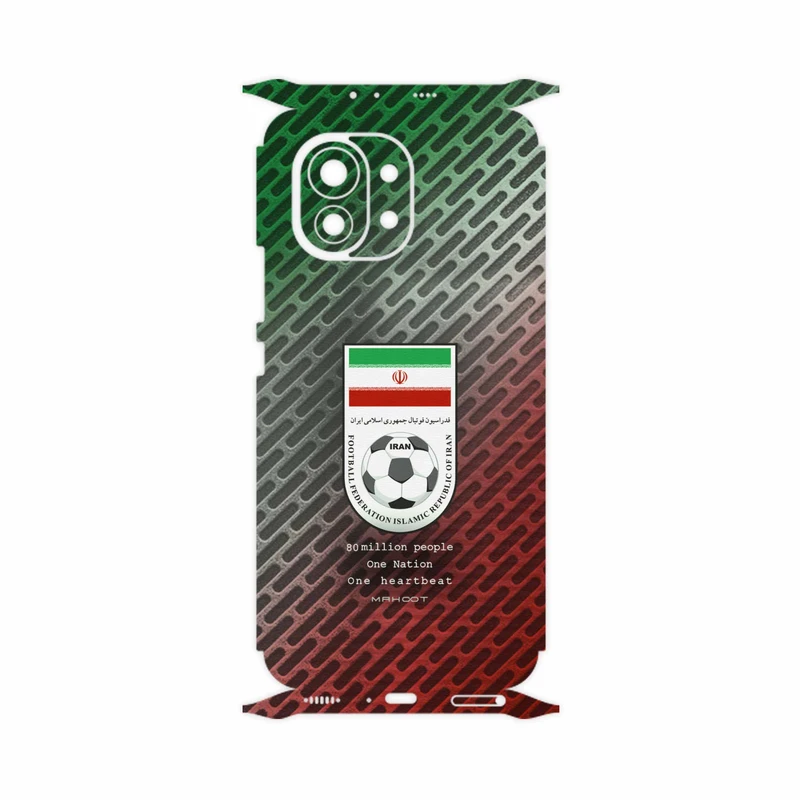 برچسب پوششی ماهوت مدل Iran-National-Football-Team-FullSkin مناسب برای گوشی موبایل شیائومی Mi 11 5G