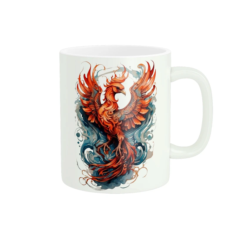 ماگ زیگورات مدل پرنده آتشین کد 654