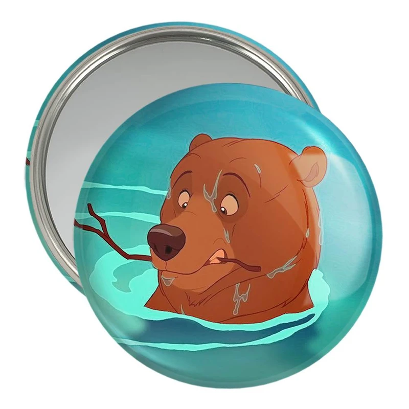 آینه جیبی خندالو مدل انیمیشن خرس برادر Brother Bear  کد 13719