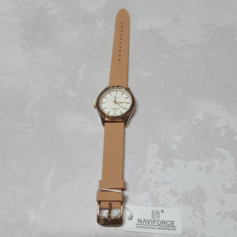 ساعت مچی عقربه‌ای کوارتز زنانه نیوی فورس مدل NF5051RGWRG