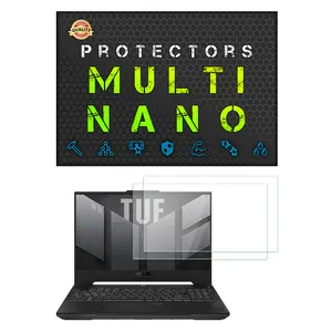 Multi Nano X-S2N Model Transparent Screen Protector For Asus TUF Gaming F15 FA507VU 15.6 Inch 2023 Laptop Pack Of 2