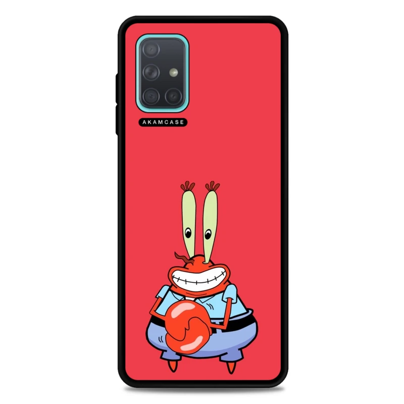 کاور آکام مدل AMC-WSGA71-SPONGE BOB2 مناسب برای گوشی موبایل سامسونگ Galaxy A71
