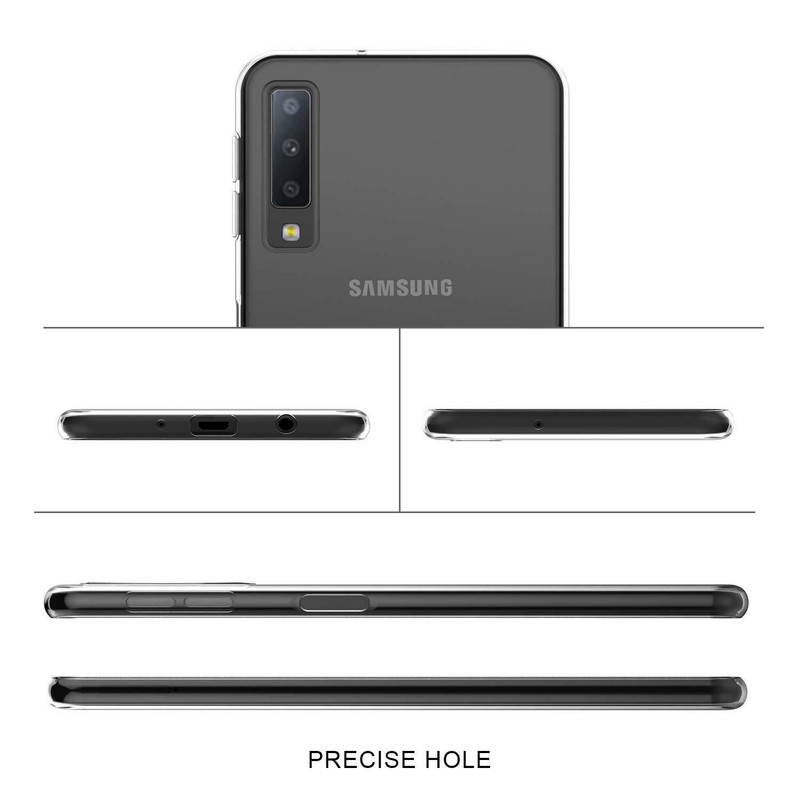 کاور مدل Clear TPU مناسب برای گوشی موبایل سامسونگ Galaxy A7 2018 / A750 2