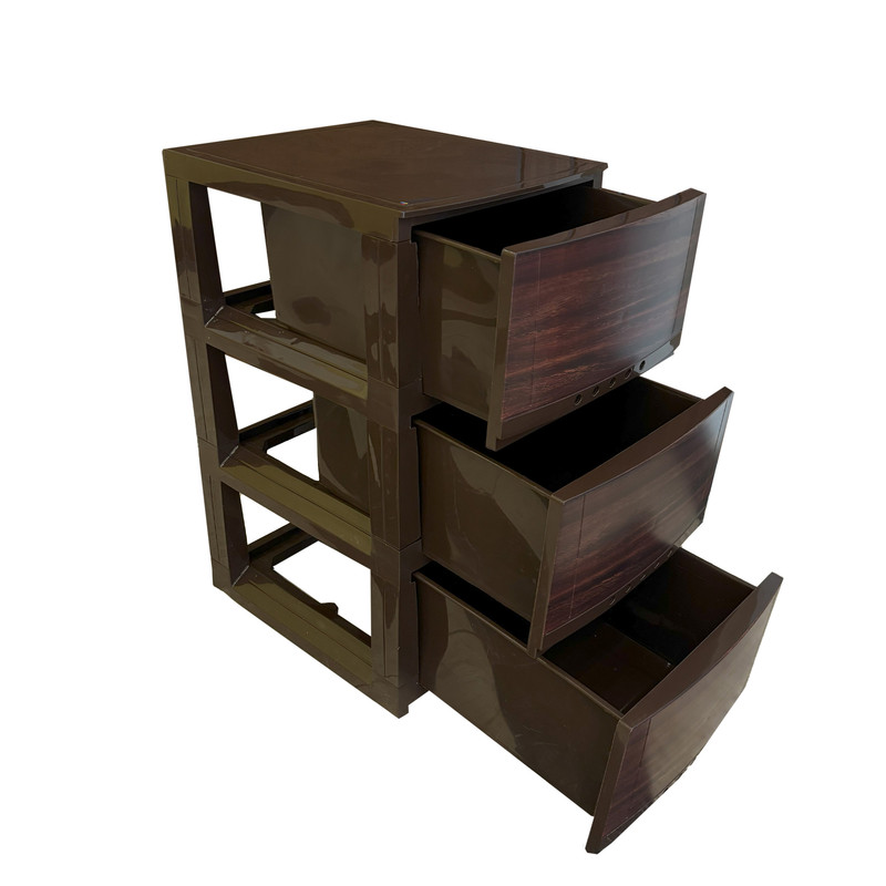 فایل کشویی مدل 3 کشو  چوب مارینا T312