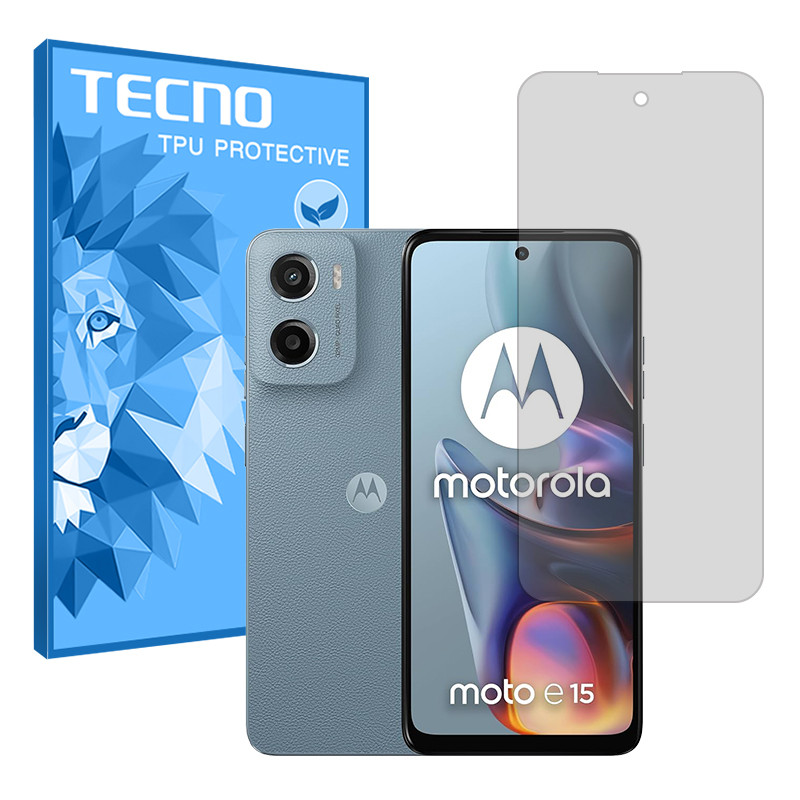 محافظ صفحه نمایش شفاف تکنو مدل Resistant مناسب برای گوشی موبایل موتورولا Moto E15