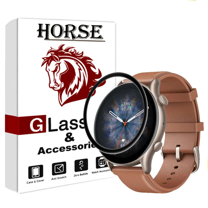  محافظ صفحه نمایش هورس مدل PMMAWH مناسب برای ساعت هوشمند آمازفیت GTR 3 Pro