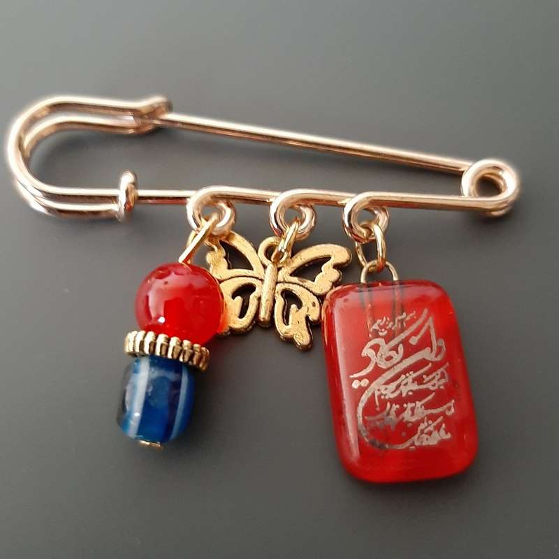 سنجاق سینه دخترانه مدل چشم و نظر