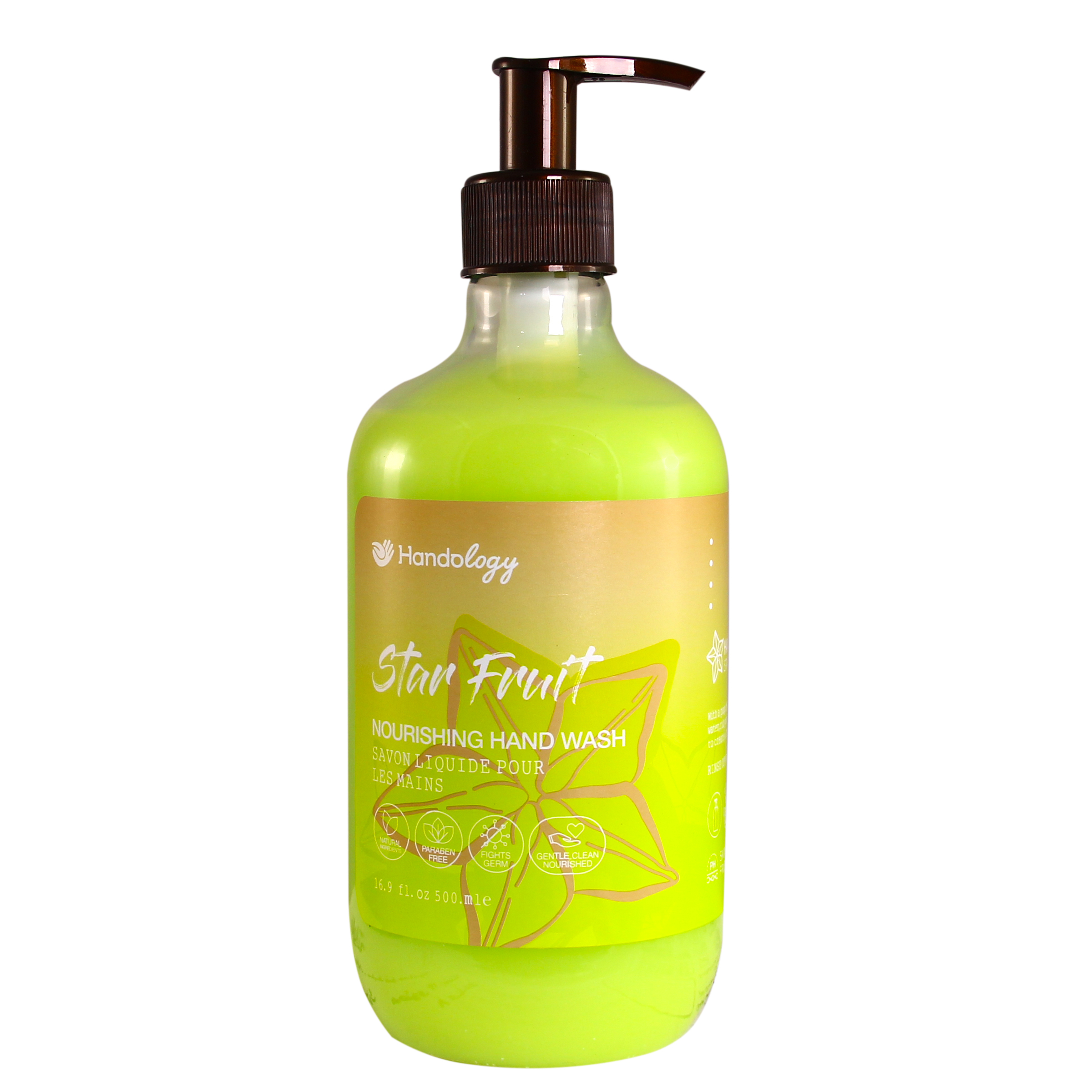 مایع دستشویی هندولوژی مدل STAR FRUIT حجم 500 میلی لیتر