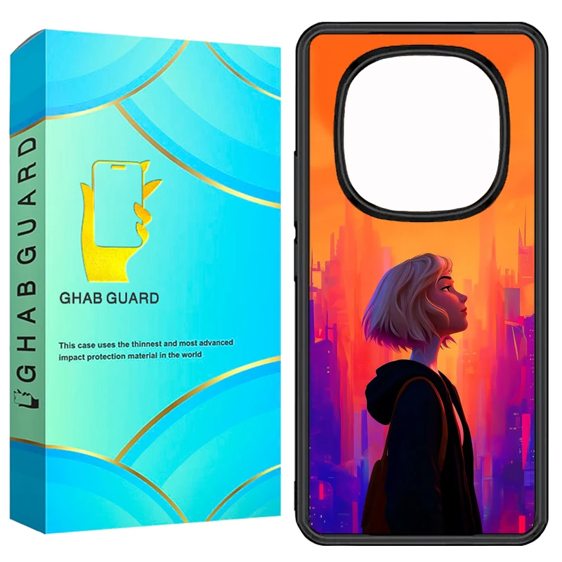 کاور قاب گارد طرح دختر مدل GN14P مناسب برای گوشی موبایل شیائومی Redmi Note 14 Pro 5G / Note 14 Pro Plus 5G