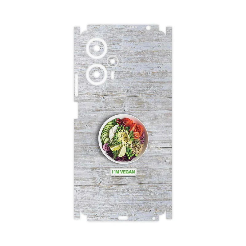 برچسب پوششی ماهوت مدل Im_vegan-FullSkin مناسب برای گوشی موبایل شیائومی Poco F5