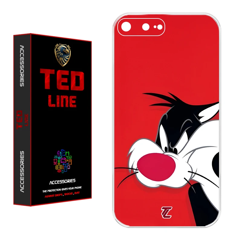 کاور تدلاین طرح کارتون سیلوستر کد 1221 مناسب برای گوشی موبایل اپل Iphone 7 Plus / 8 Plus