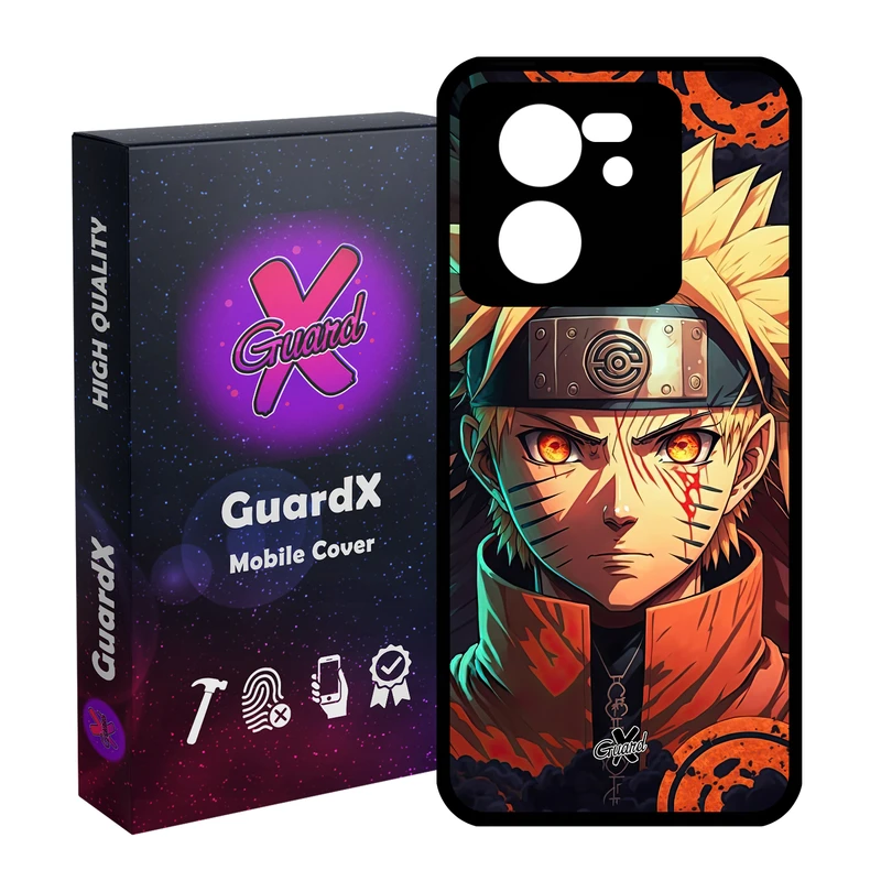 کاور گارد ایکس طرح ناروتو انیمه مدل Glass10623 مناسب برای گوشی موبایل شیائومی 13T/13T Pro/Redmi K60 Ultra