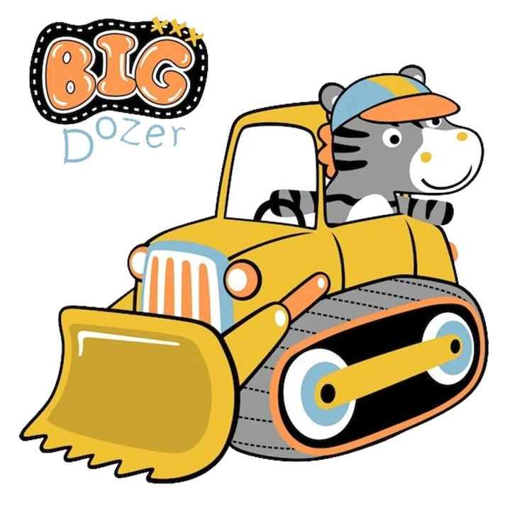 استیکر پارچه و لباس پاد آفرین مدل کارتونی کد S1346