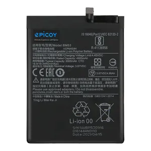 Epicoy Gorillaomi-BM53-EAS 5000mah capacity Phone Battery For Xiaomi Mi 10T 5G
