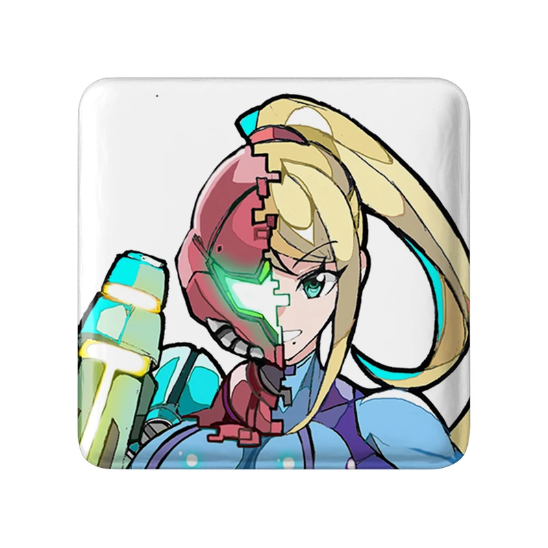 مگنت خندالو طرح بازی متروید (Metroid) مدل مربعی کد 35695