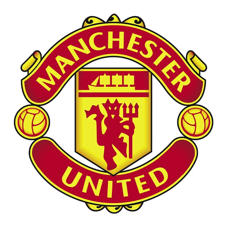استیکر پارچه و لباس پاد آفرین مدل فوتبالی منچستریونایتد کد S5907